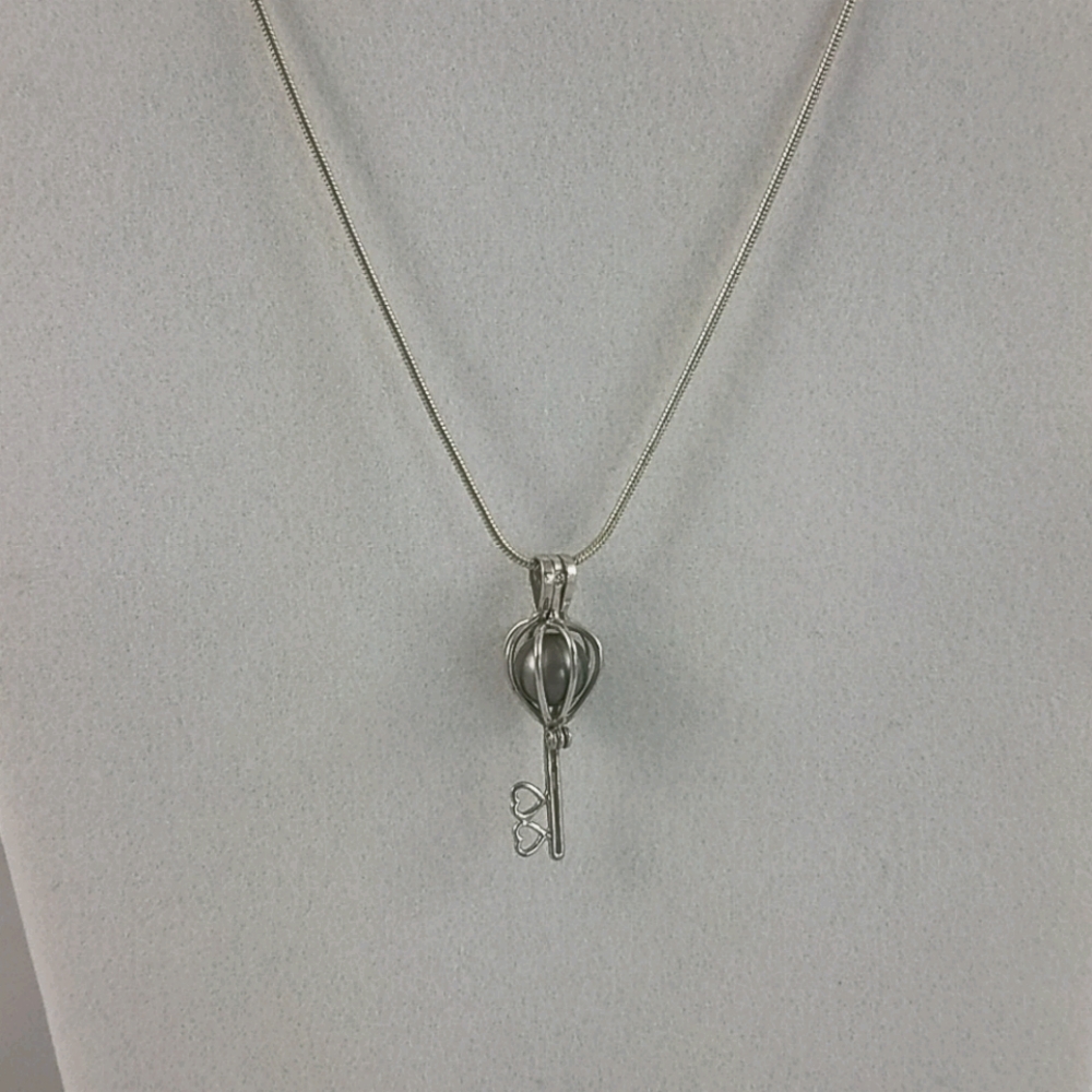 Sterling Silver Key Chain Necklace